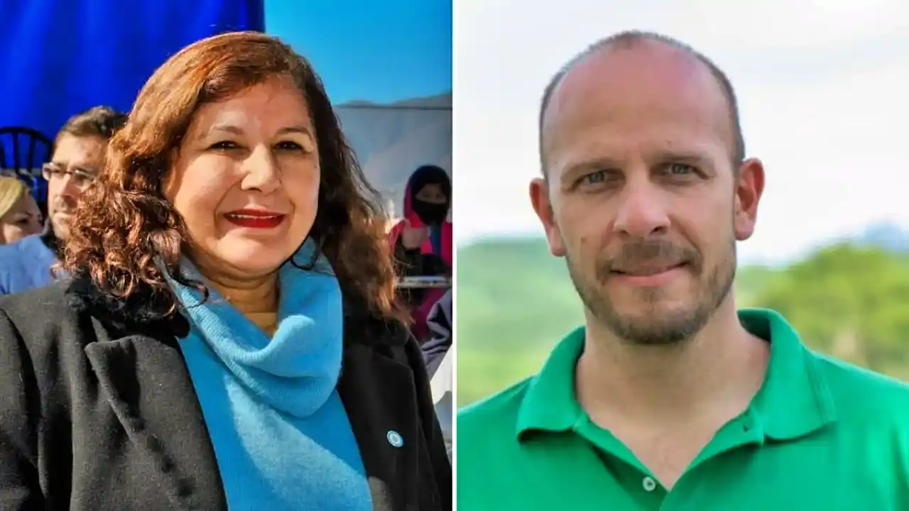 Intendentes saliente y entrante de Cerrillos
