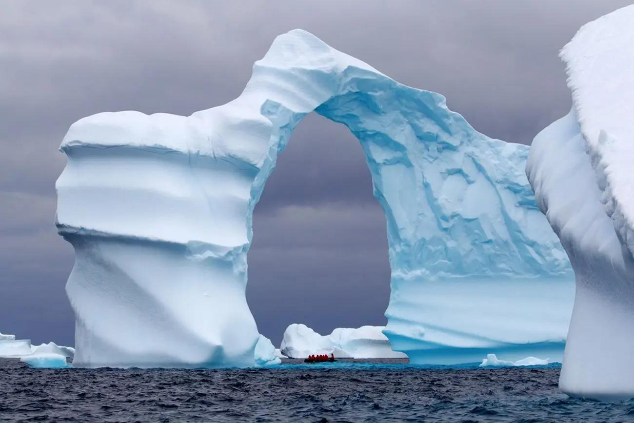Glaciar en la Antártida