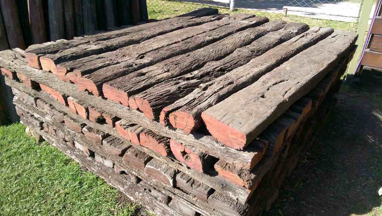 Durmientes de quebracho
