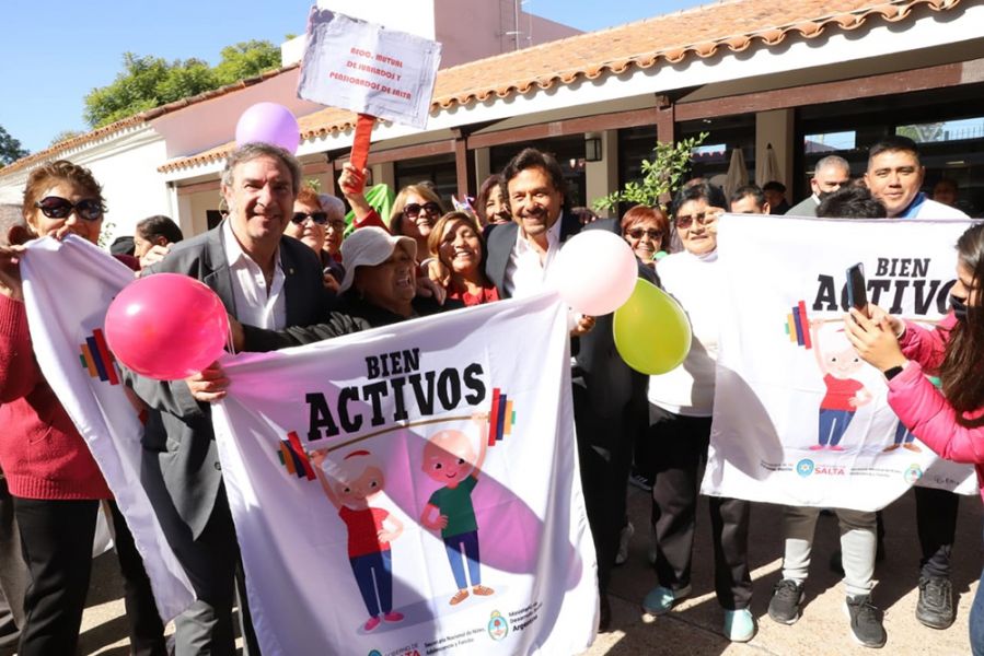 Sáenz, presente en el acto de lanzamiento del programa Bien Activos