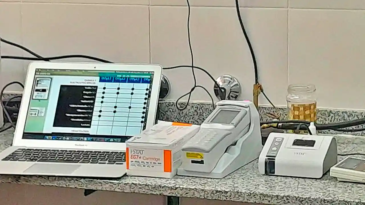Laboratorio portátil en el hospital de Joaquín V. González