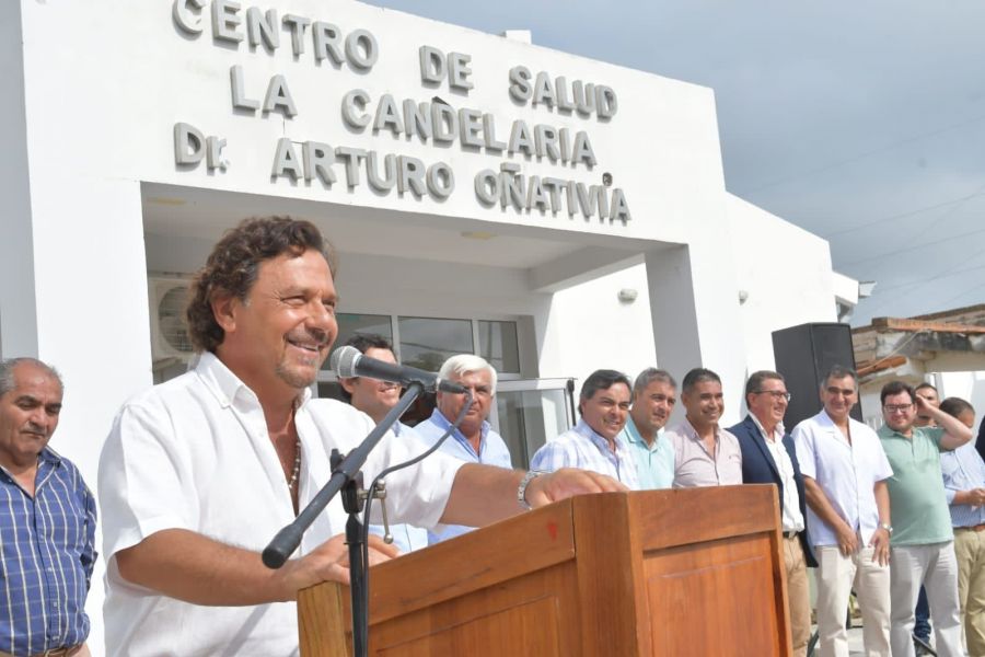 El gobernador Sáenz inaugura las nuevas instalaciones del centro de salud de La Candelaria