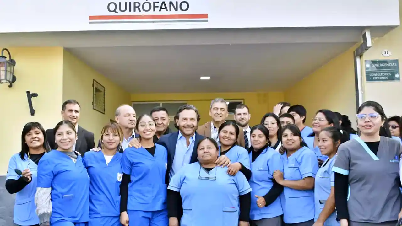 Sáenz en el hospital de Rosario de Lerma