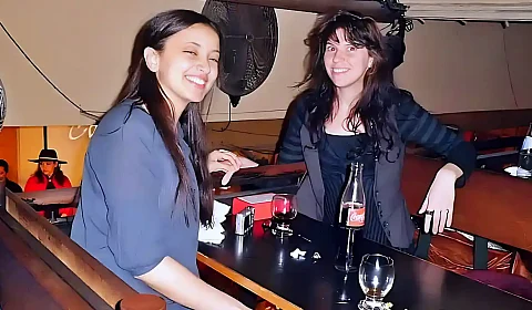Houria Moumni y Cassandre Bouvier, en sus últimos momentos en Salta