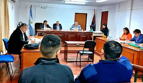 Juicio penal en Orán - Imagen de archivo