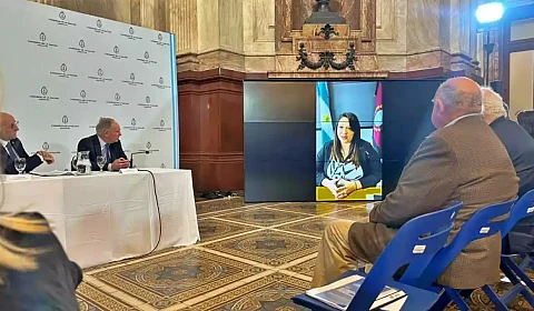Sassarini interviene a través de vídeoconferencia en el Senado de la Nación
