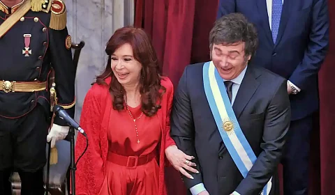 Cristina Kirchner y Javier Milei