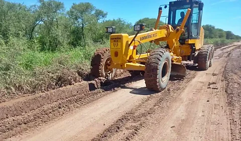 Obras viales en el Departamento de Anta
