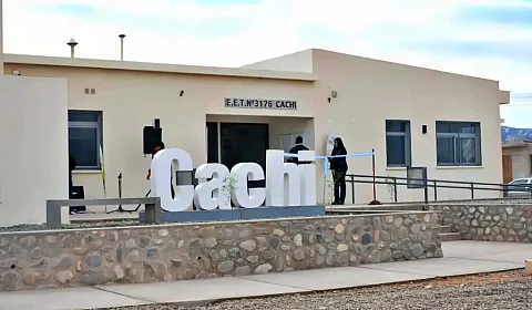 Nuevo edificio de la escuela técnica de Cachi
