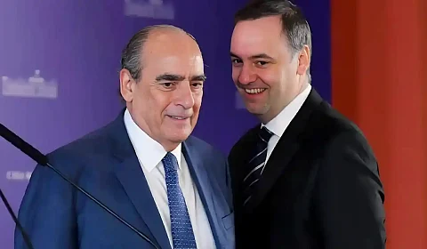 Guillermo Francos y Manuel Adorni