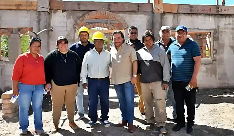 Sáenz supervisa obras públicas en San Carlos
