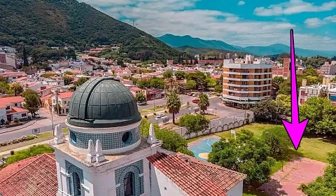 Vista aérea del Colegio Nacional de Salta