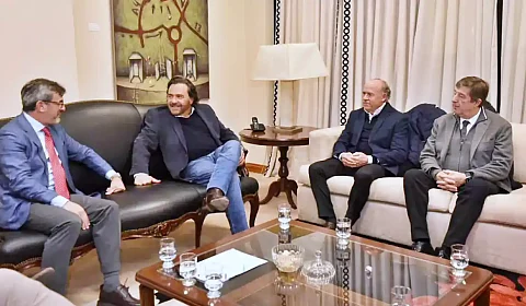 Reunión de Sáenz con la UIA en la Casa de Gobierno