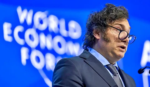 Milei en Davos
