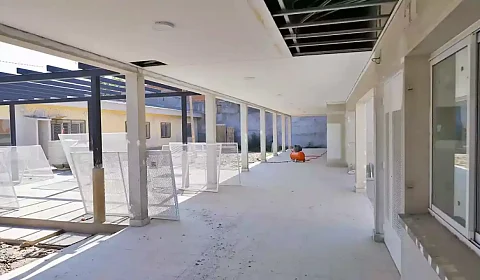 Vista de las obras