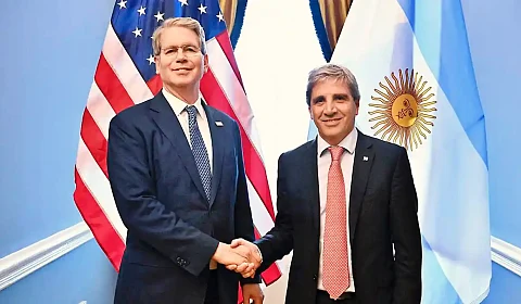 Scott Bessent y Luis Caputo
