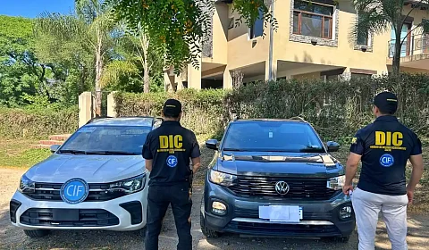 Una de las viviendas registradas por la Policía