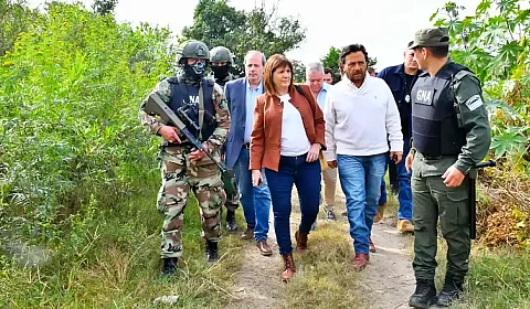 Bullrich y Sáenz en Aguas Blancas