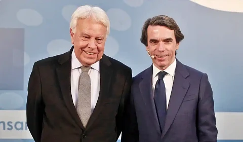 Felipe González y José María Aznar