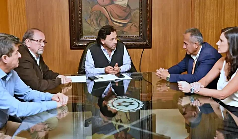 Reunión en la Casa de Gobierno