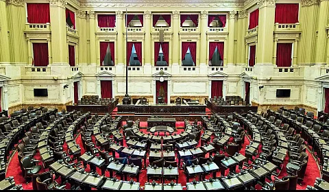 Recinto de la Cámara de Diputados de la Nación