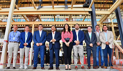 Visita del Gobernador al aeropuerto de Salta