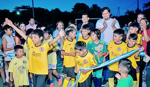 Inauguración en el barrio Norte Grande