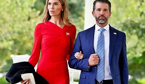 Bettina Anderson y Donald Trump Jr.