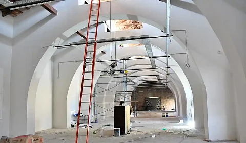 Obras en el centro cultural Saluzzi