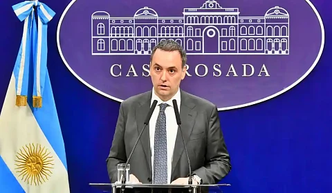 Manuel Adorni, portavoz del Presidente de la Nación