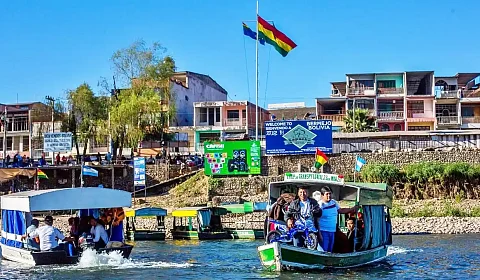 Travesía fronteriza sobre el río Bermejo