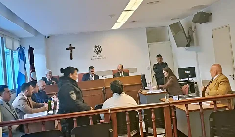 Vista de la sesión inicial del juicio