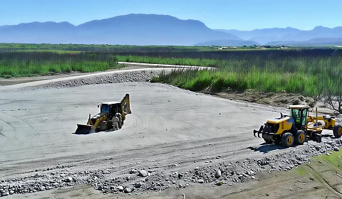 Vista de las obras