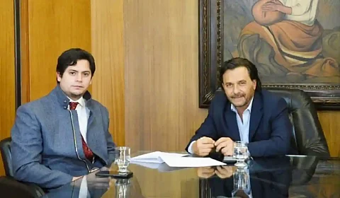 Hernández Berni, Intendente de Tartagal, y Gustavo Sáenz, trabajando juntos