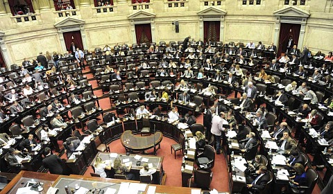 Hemiciclo de la Cámara de Diputados de la Nación