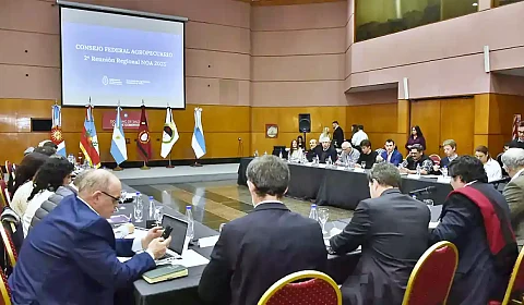 Sesión del Consejo Federal Agropecuario en la Casa de Gobierno de Salta