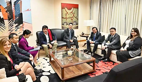 Reunión en la Casa de Gobierno