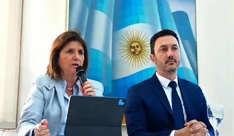 Patricia Bullrich y Luis Petri