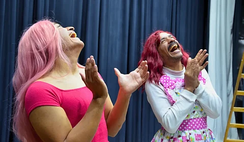 Últimas funciones de 'Como espuma de corso berreta' en la Casa de la Cultura
