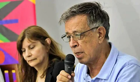 Liliana Bellone y Antonio Gutiérrez presentan en La Habana su libro 'Novela, mujeres y política en Jorge Luis Borges' Liliana Bellone y Antonio Gutiérrez en la Casa de las Américas de La Habana - Febrero de 2025