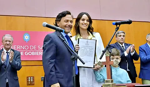 El gobierno valora positivamente la campaña de promoción turística 'Código Salta' Gustavo Sáenz y Manuela Arancibia