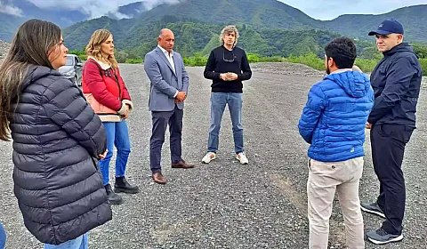 Fonplata evalúa financiar lo que queda de la obra del bypass de Campo Quijano Visita de funcionarios a la obra