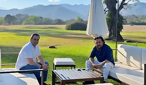 El ministro del Interior Lisandro Catalán visita Salta y se reúne con Sáenz Catalán y Sáenz en Finca Las Costas