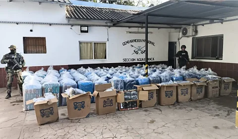 Salta: Gendarmería evita el traslado de drogas y mercadería de contrabando a orillas del río Tarija