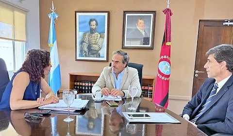 Fiore se reúne con García Castiella para prevenir los delitos sexuales contra niños y niñas Reunión en la Procuración General
