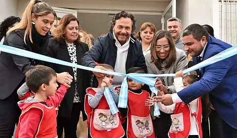 Sáenz inaugura en Metán la ampliación de un centro de primera infancia Inauguración en Metán