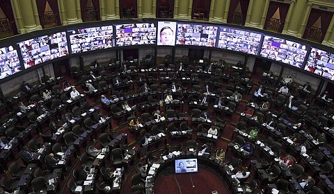 La contribución de Emiliano Estrada al progreso de las ciencias sociales es incalculable Recinto de la Cámara de Diputados de la Nación