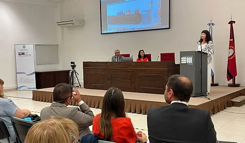 La Oficina de Violencia Familiar y de Género de la Corte de Justicia de Salta cumple 15 años Acto en la Escuela de la Magistratura de Salta - Imagen de archivo