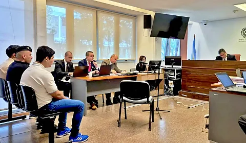 El fiscal González pide prisión perpetua para los presuntos asesinos de los hermanos Suárez Imagen del juicio en fase de alegatos