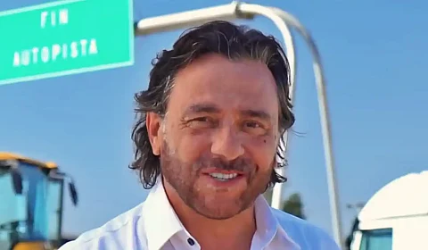 Sáenz anuncia el comienzo de la obra de la futura autopista del Valle de Lerma Gustavo Sáenz durante la inauguración de los trabajos